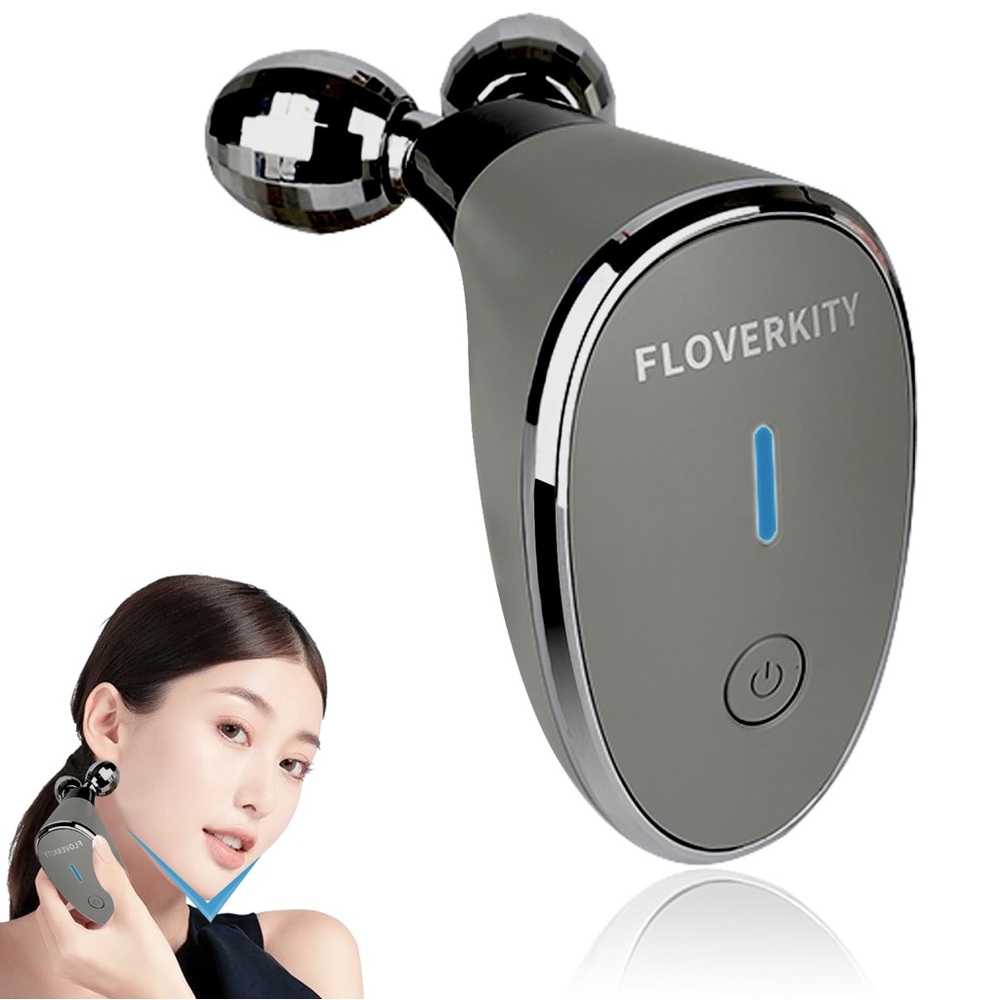 Microcurrent Facial-Roller Wrinkle Removal Anti-Aging Face Lifting, Fine Lines